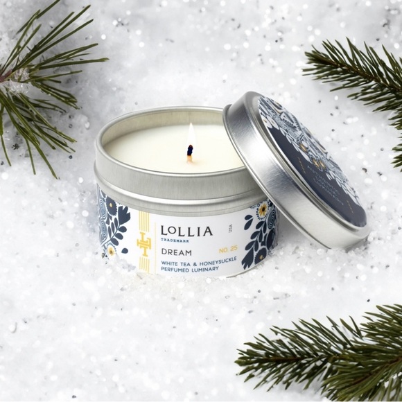 NEW Lollia Dream Perfumed Travel Candle White Tea and Honeysuckle, Margot Elena - Picture 2 of 9